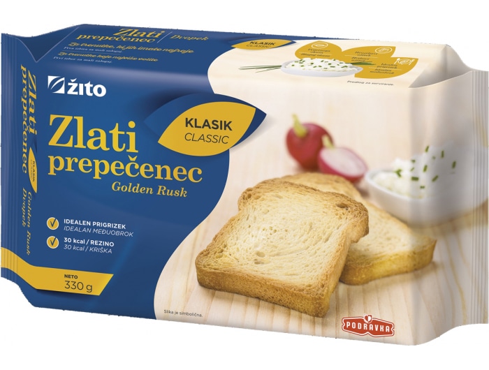 Dvopek Zlatni prepečenac 330 g Žito - Akcija u trgovini Bakmaz