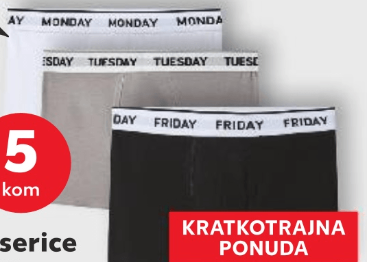 Muške bokserice 5 kom Town Land - Akcija u trgovini Kaufland