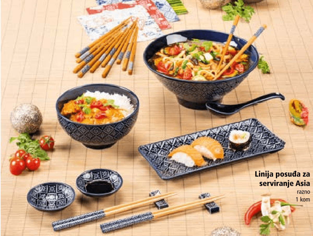 Linija posuđa za serviranje Asia 1 kom - Akcija u trgovini Interspar