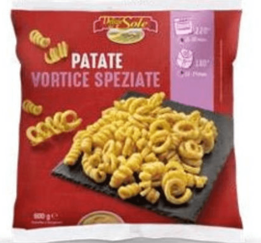 Pommes Frites Spiralni Ljuti 600 g Valle del Sole - Akcija u trgovini Eurospin