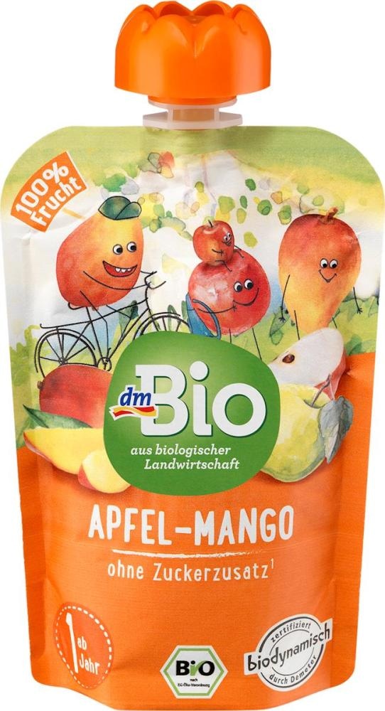 dmBio kašica jabuka i mango 100 g - Akcija u trgovini Dm
