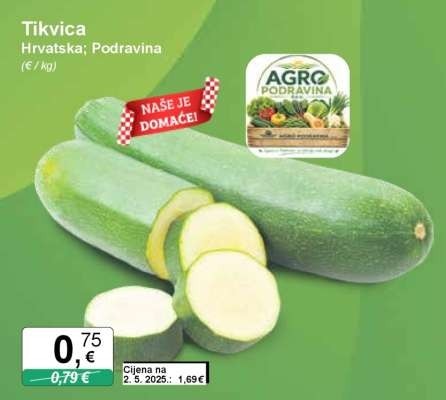 Tikvica Akcija u trgovini KTC