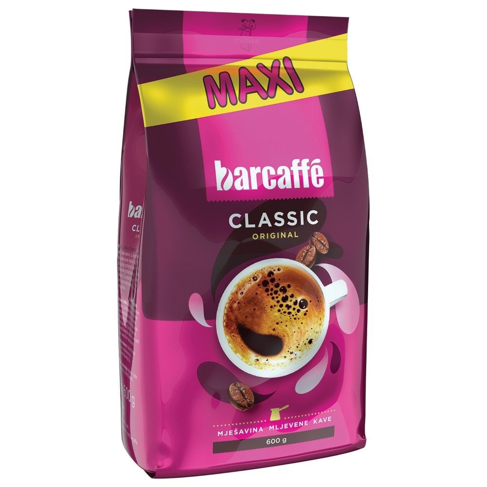 Barcaffé kava mljevena Classic Original 600 g Akcija u trgovini Konzum