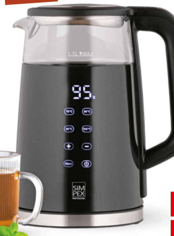 Digitalno kuhalo za vodu SIMPEX PROFESSIONAL 33530 1 kom - Akcija u trgovini Interspar