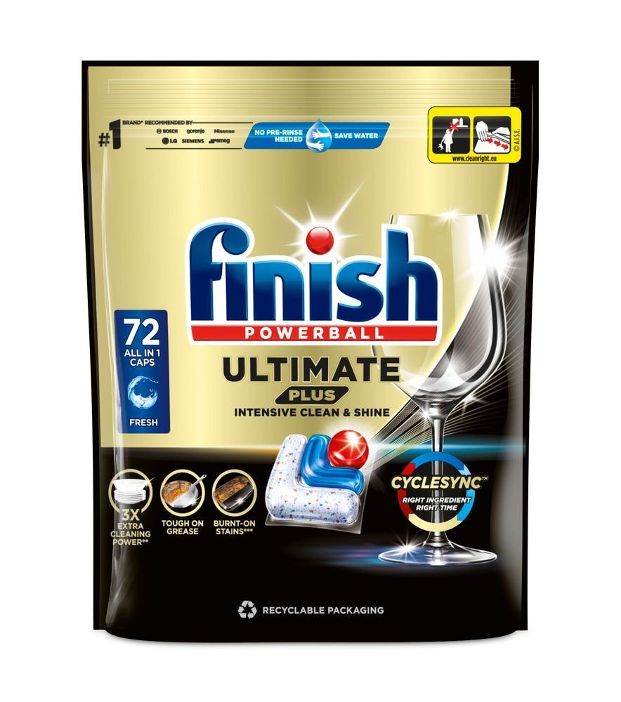 Tablete za strojno pranje suđa Finish 100 tableta (Quantum), 80 tableta (Quantum Ultimate), 72 tablete (Ultimate Plus) - Akcija u trgovini Spar