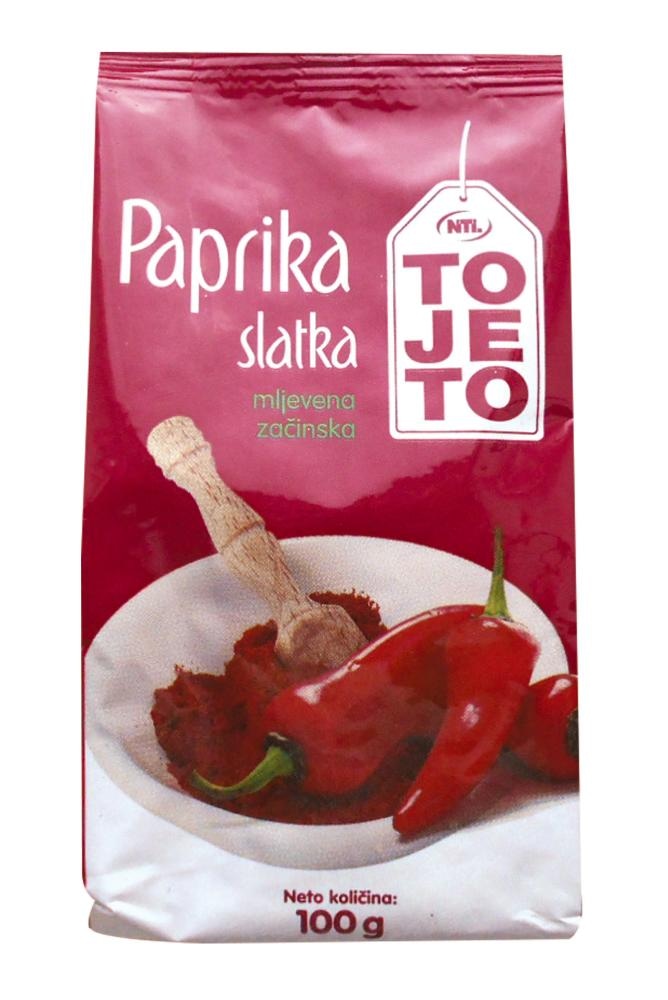 Paprika 100 g ToJeTo - Akcija u trgovini NTL