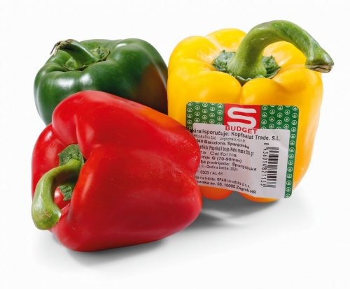 Paprika 3 boje 1 pak Budget - Akcija u trgovini Spar