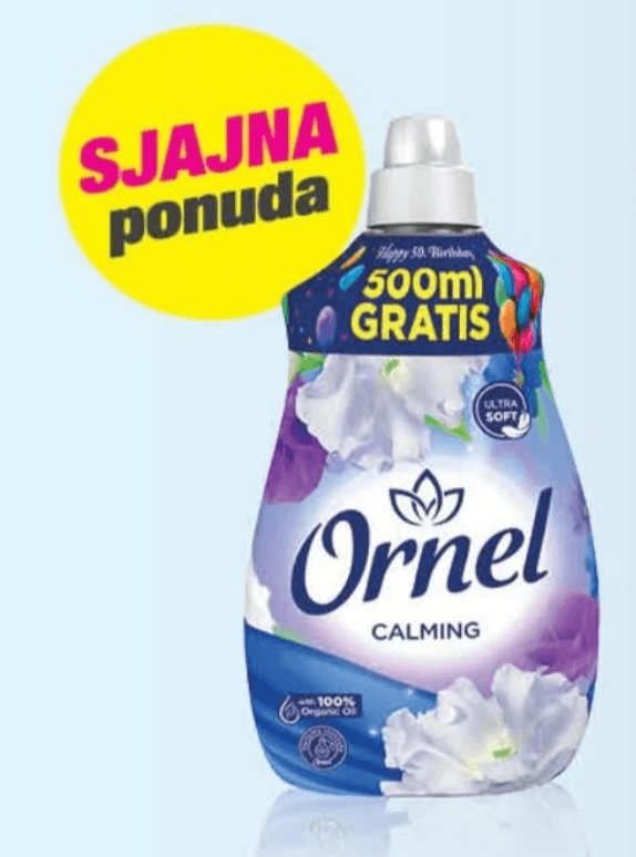 Ornel Omekšivač za rublje Calming 2.9 L - Akcija u trgovini Bipa