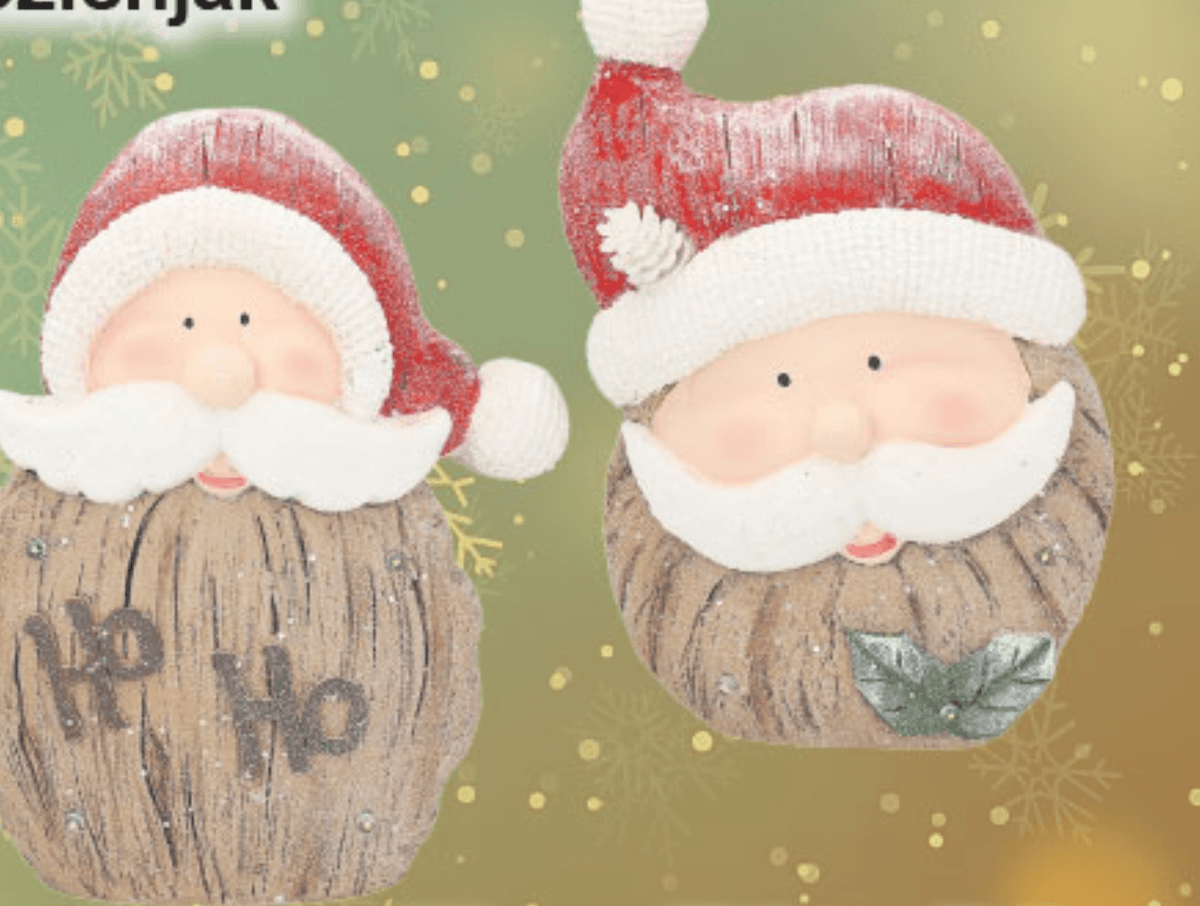 Figura dekorativna Djed Božićnjak - Akcija u trgovini KTC