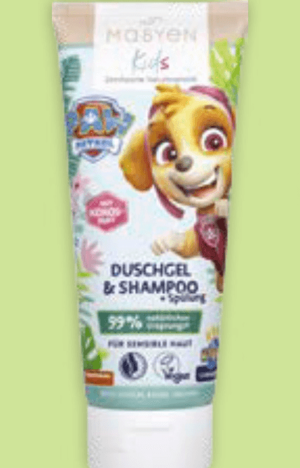 Mabyen Kids gel za tuširanje & šampon 180 ml - Akcija u trgovini Mueller