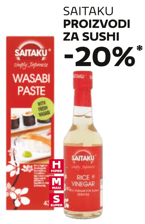 Saitaku Proizvodi za sushi - Akcija u trgovini Tommy
