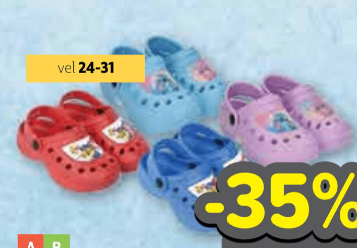 Dječje klompe - Akcija u trgovini Plodine