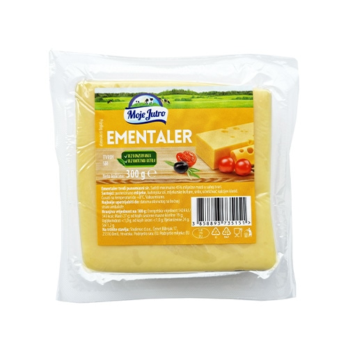Moje Jutro Sir Gauda, Ementaler 125 g - Akcija u trgovini Studenac
