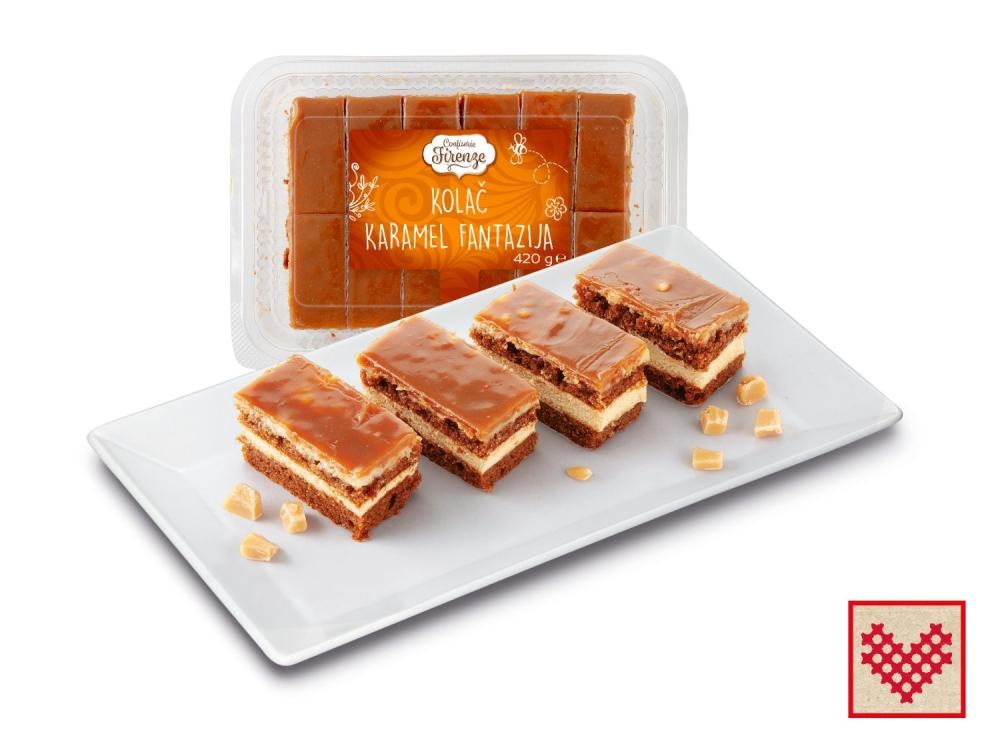 Confiserie Firenze Svježi kolač s karamelom 420 g - Akcija u trgovini Lidl