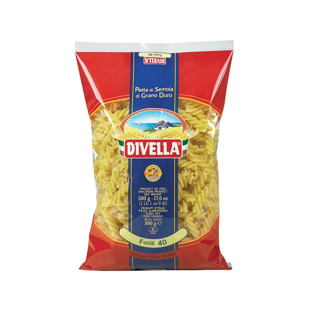 Tjestenina Fusilli br. 40 500 g Divella - Akcija u trgovini Djelo
