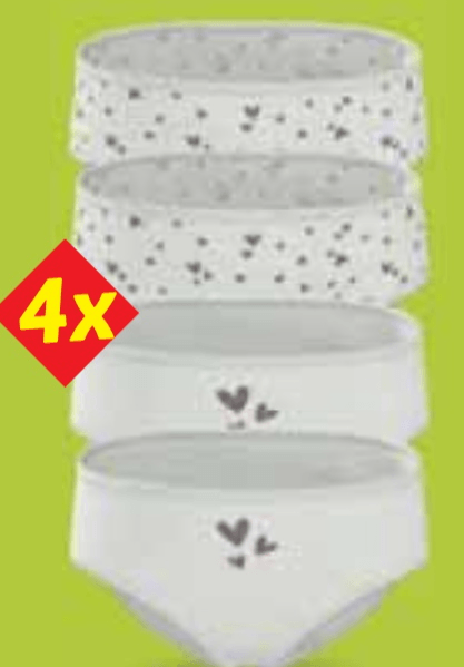 LUPILU Gaćice 4 komada u setu - Akcija u trgovini Lidl