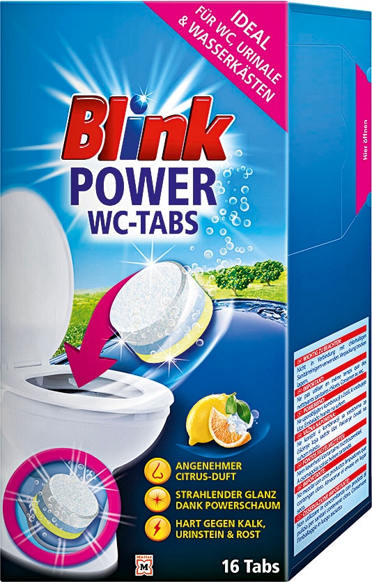 Blink Power WC tablete za čišćenje WC školjke 16 kom - Akcija u trgovini Mueller