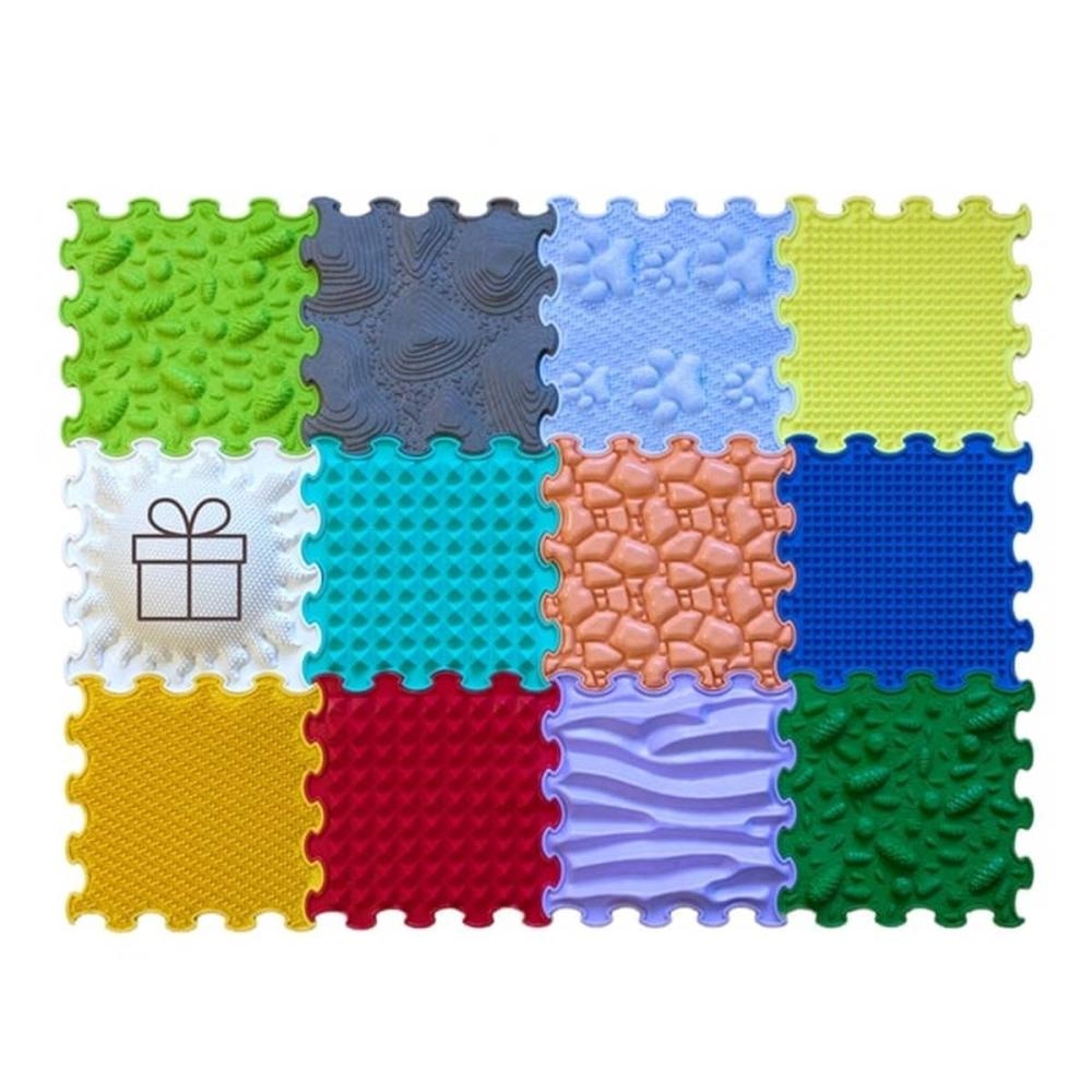 Senzoričke puzzle podloge ALL-IN-ONE set 11+1 kom ORTOTO - Akcija u trgovini Baby Center