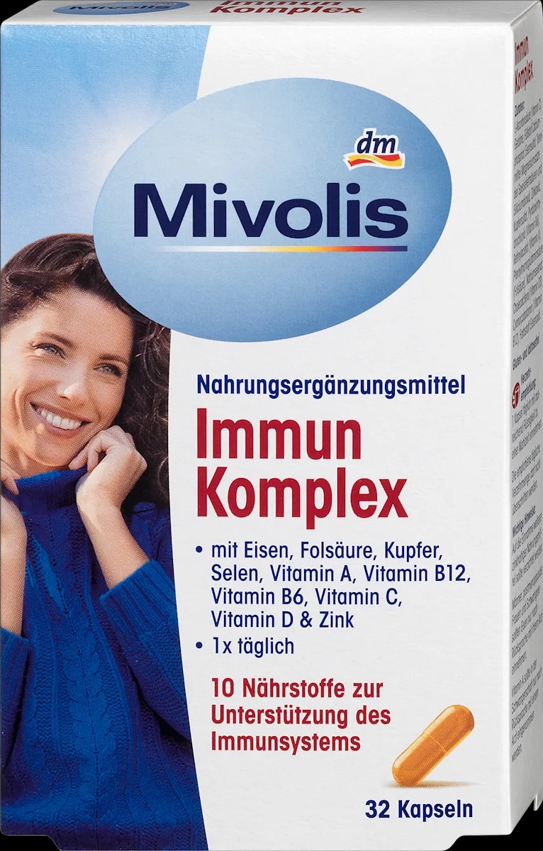 Mivolis Immun Komplex kapsule 32 kom Akcija u trgovini Dm