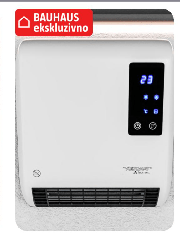 Ventilatorska grijalica - Akcija u trgovini Bauhaus