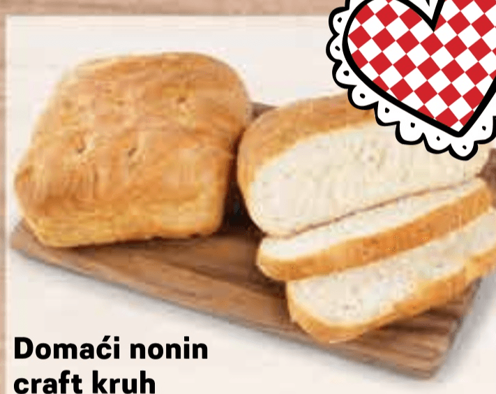 Domaći nonin craft kruh 400 g - Akcija u trgovini Plodine