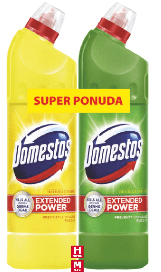 Domestos Sredstvo za čišćenje 1.5 L - Akcija u trgovini Tommy