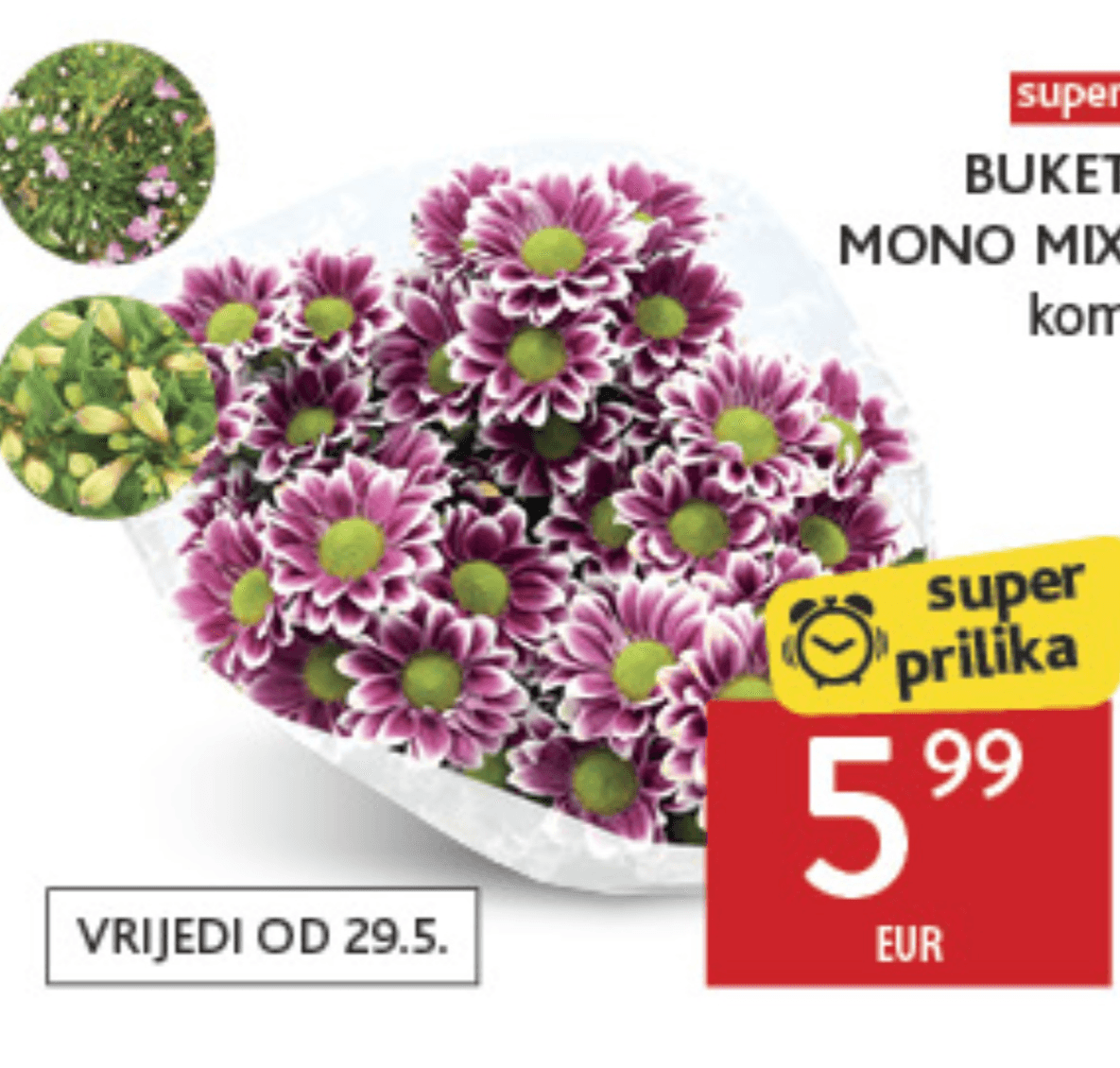 Buket Mono Mix - Akcija u trgovini Konzum