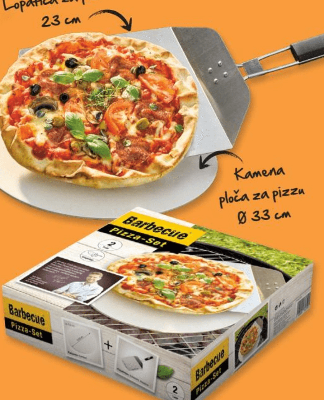 Set za pizzu 1 set Barbecue - Akcija u trgovini Interspar