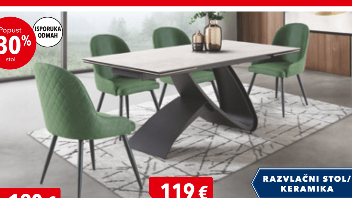 Stolica PLAZA - Akcija u trgovini Harvey Norman