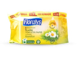 FLORALYS Vlažni toaletni papir 100 kom - Akcija u trgovini Lidl