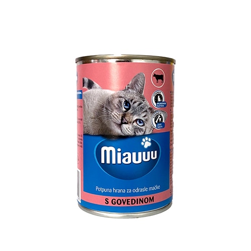 Miauuu Potpuna hrana za mačke 415 g - Akcija u trgovini Studenac