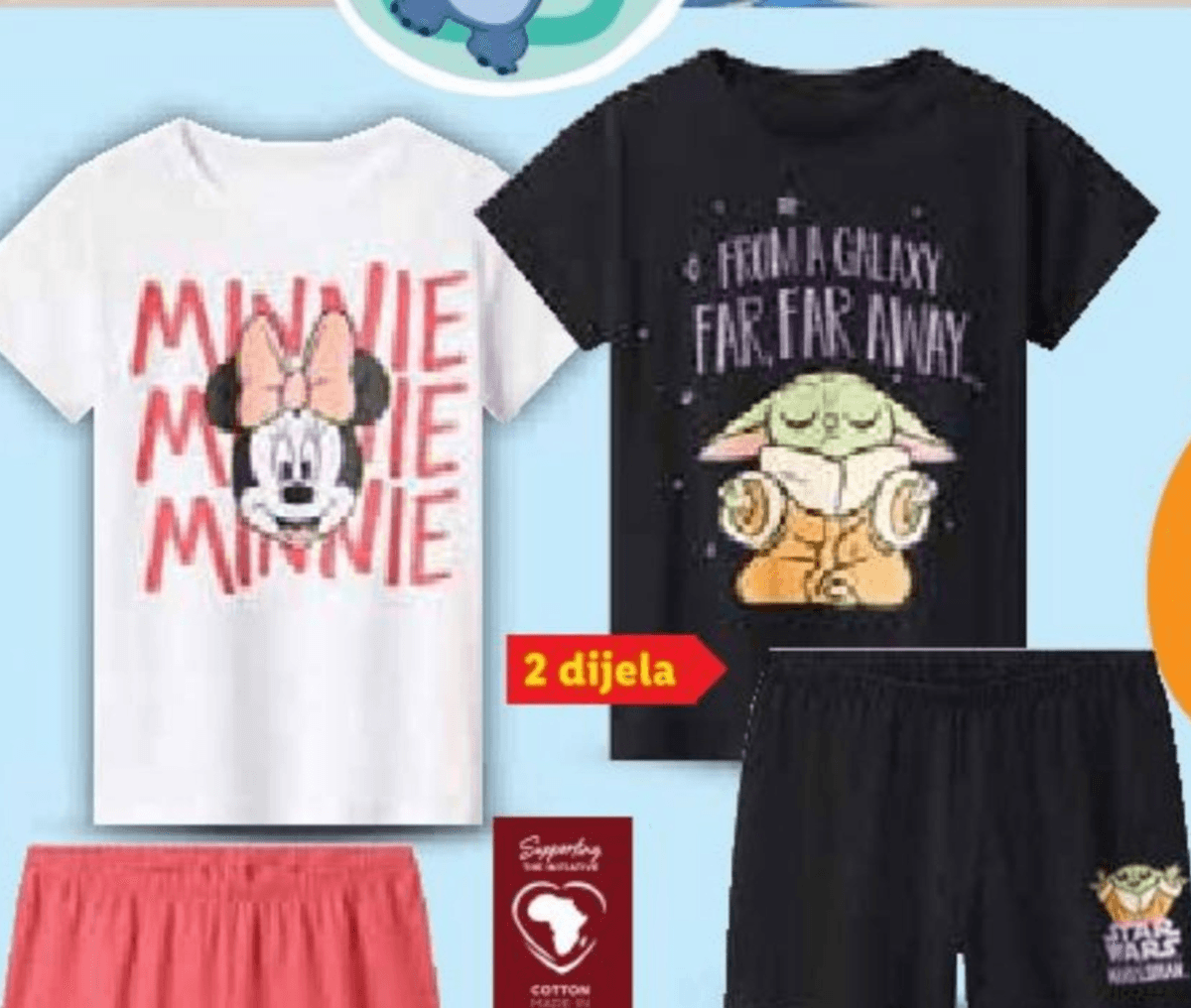 Disney Dječja pidžama Set Set - Akcija u trgovini Lidl