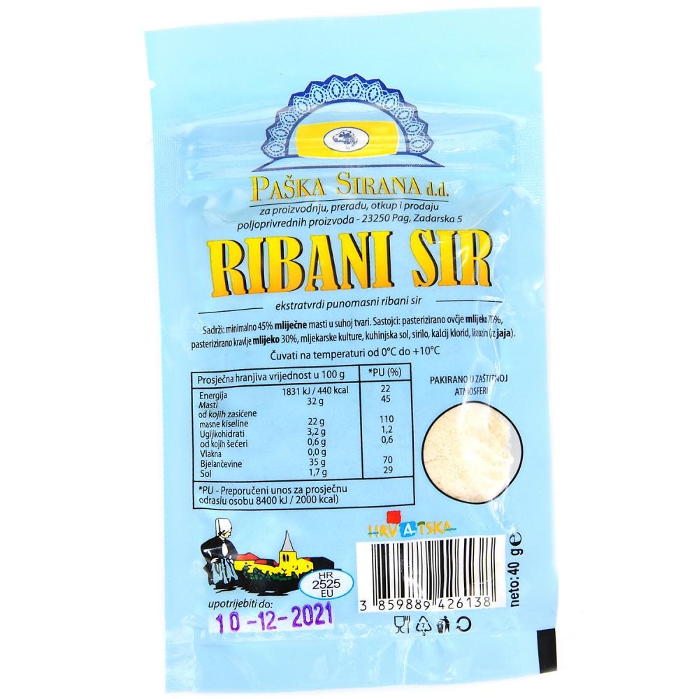 Ribani paški sir 40g - Akcija u trgovini Konzum