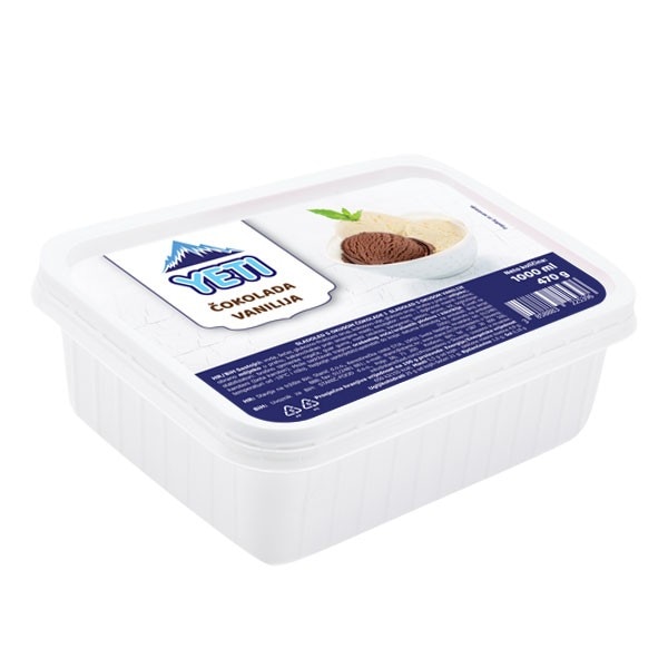 Yeti Sladoled 1,65 l/900 g - Akcija u trgovini Stanić Diskont