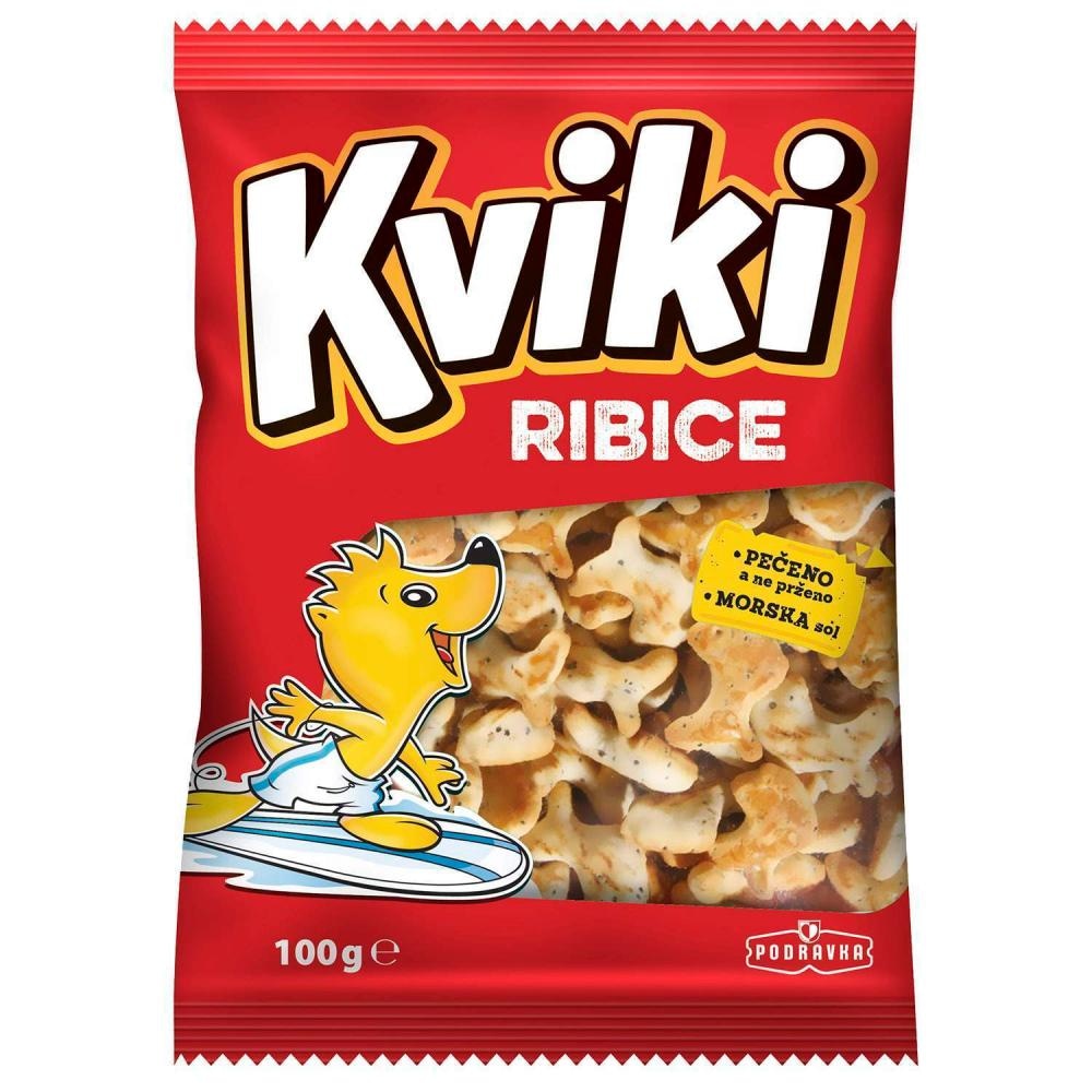 Kviki Ribice 100 g Podravka - Akcija u trgovini Bakmaz