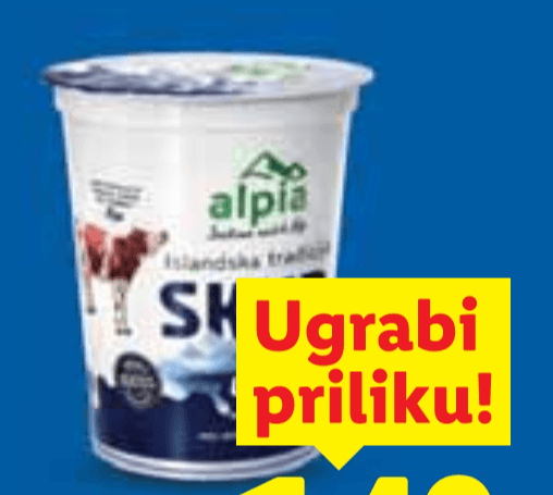 ALPIA Skyr 400 g - Akcija u trgovini Lidl