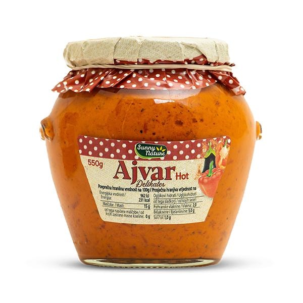 Ajvar ljuti premium 550 g Sunny Nature - Akcija u trgovini Eurospin
