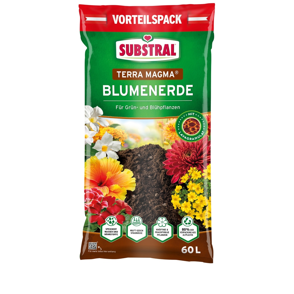 Zemlja za lončanice SUBSTRAL Terra magma 60 l - Akcija u trgovini Pevex