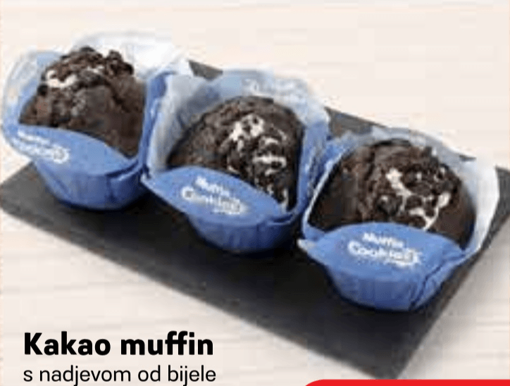 Kakao muffin 80 g - Akcija u trgovini Plodine