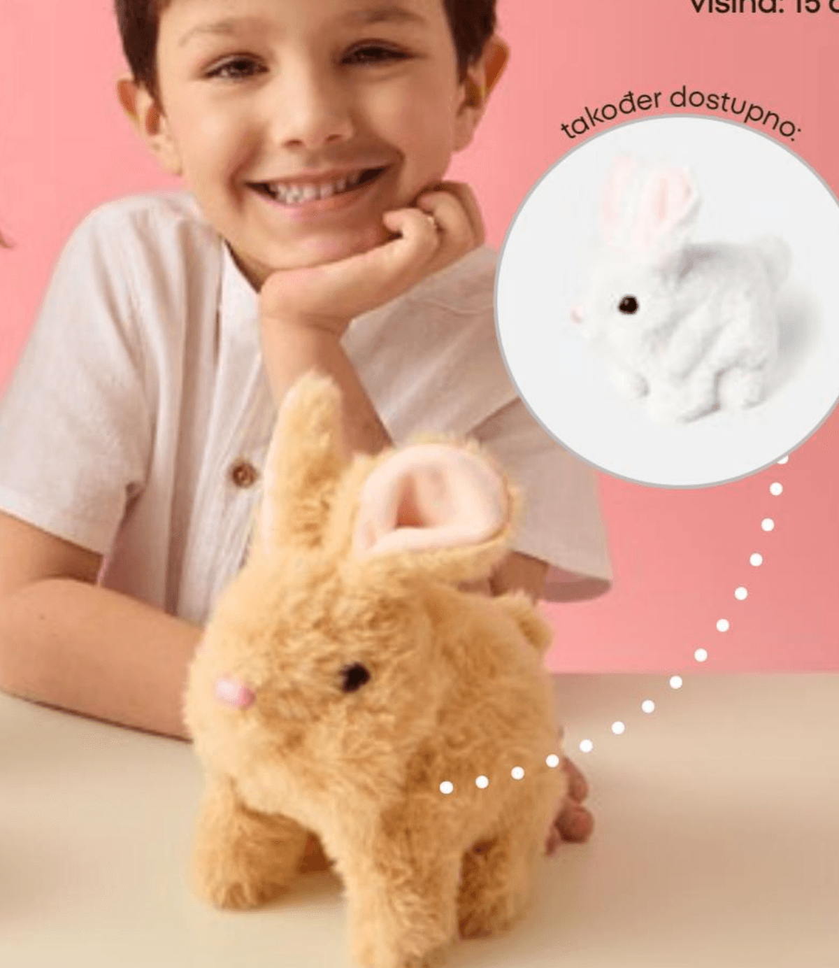 Interaktivna igračka zec - Akcija u trgovini Pepco