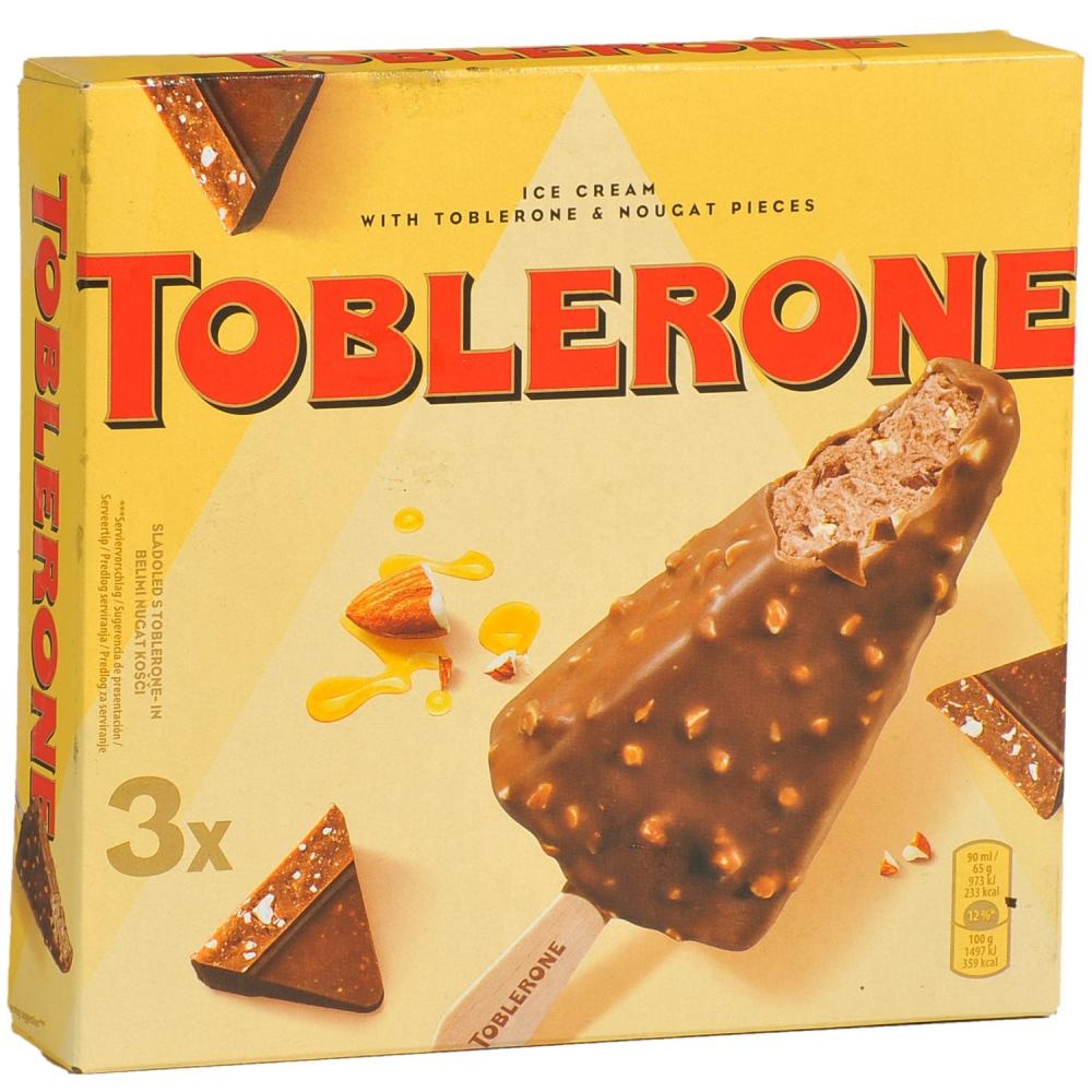 Sladoled Štapić Toblerone 3x90 ml/ 195 g - Akcija u trgovini Stanić Diskont