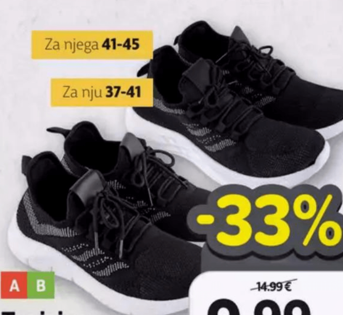 Tenisice - Akcija u trgovini Plodine