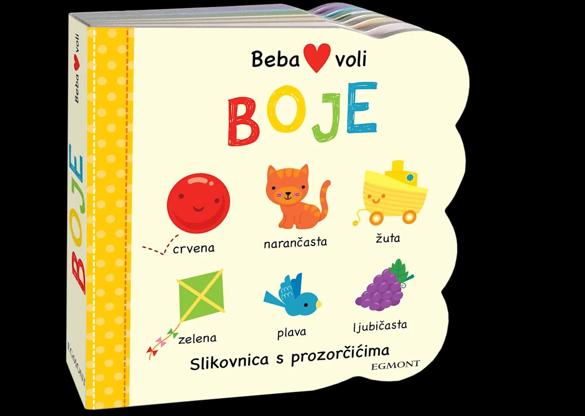 Egmont Beba voli boje slikovnica s prozorčićima 1 kom Akcija u trgovini Dm