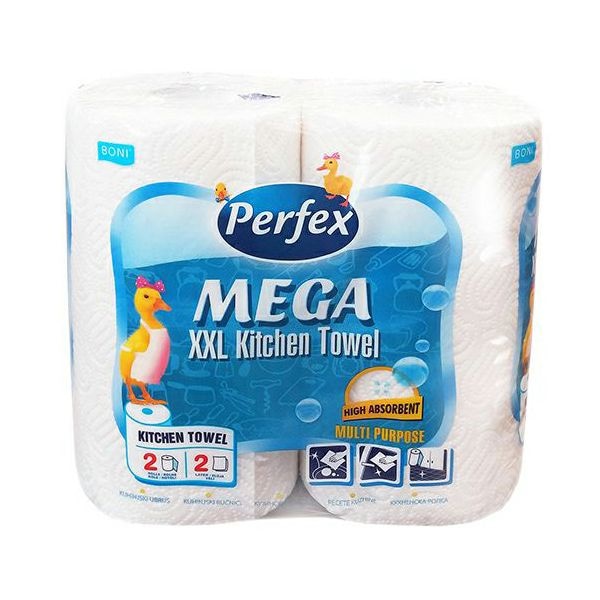 Perfex Papirnati ručnici Mega Boni 2 sl., 2/1 - Akcija u trgovini Gavranović
