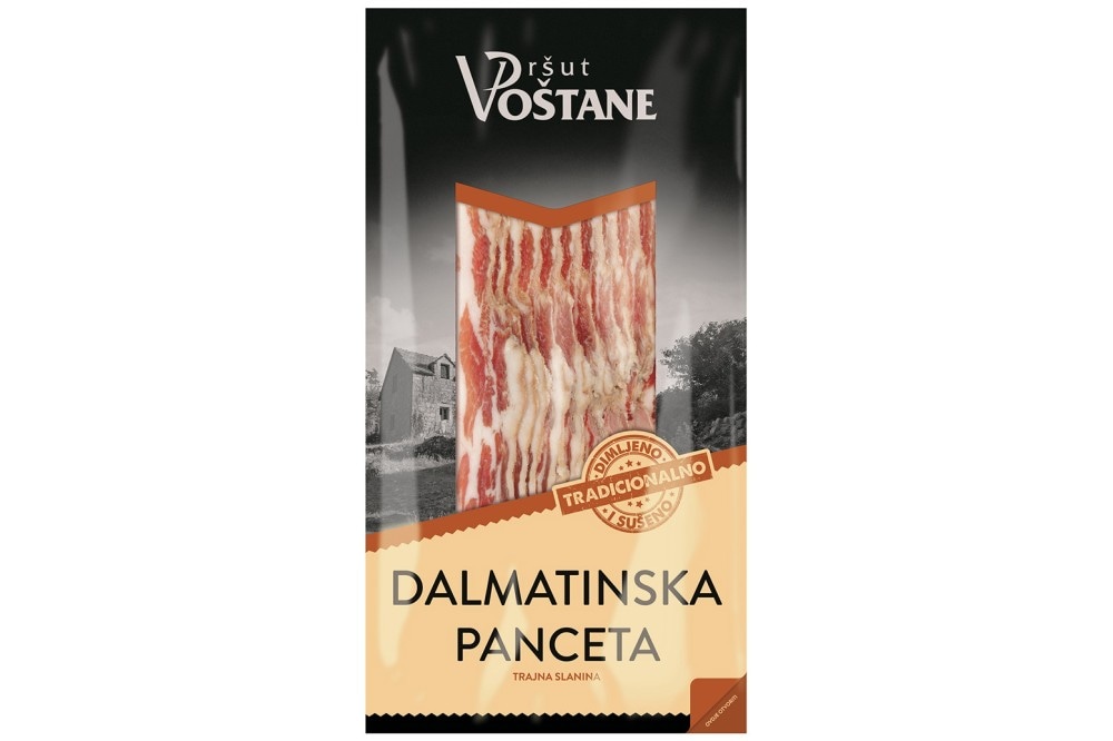 Dalmatinska panceta 250g Voštane - Akcija u trgovini Konzum