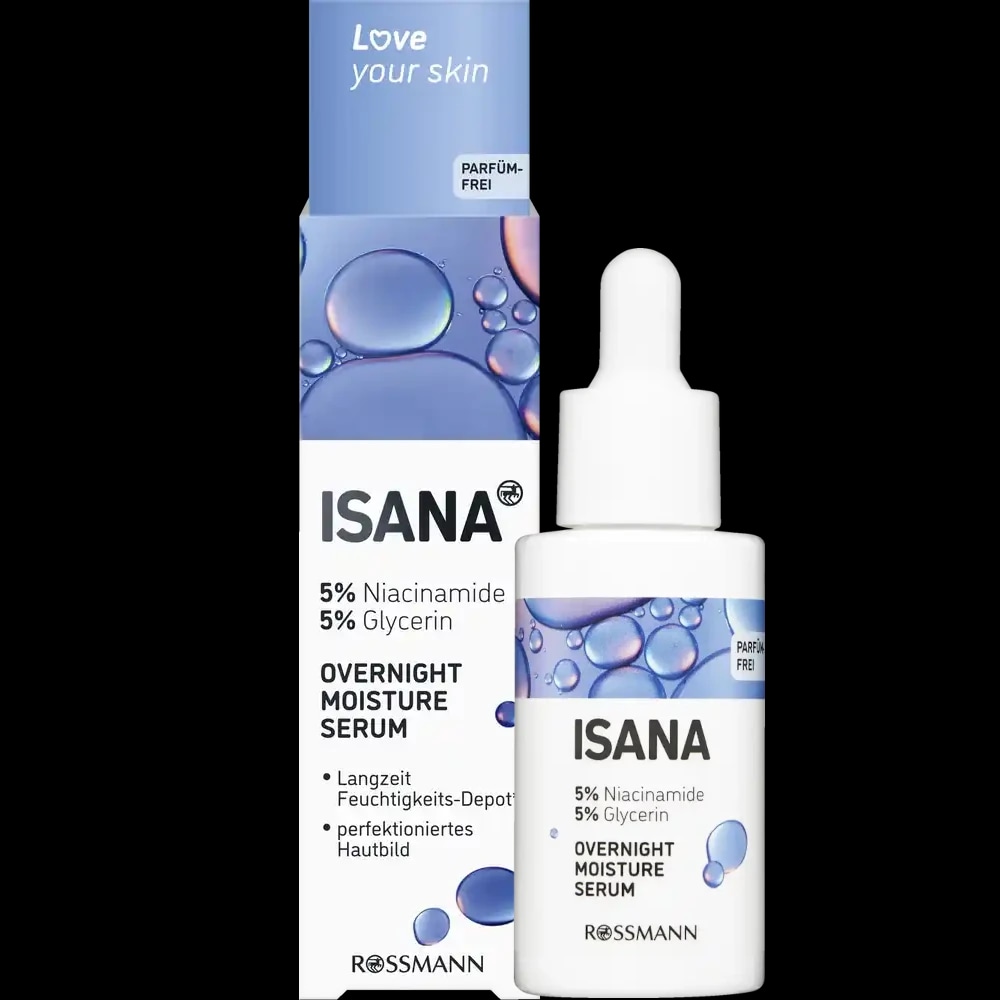 Isana serum hidratantni, za noć 30 ml - Akcija u trgovini Spar