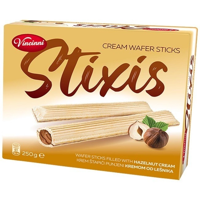 Vafel štapići Stixis 250 g Akcija u trgovini KTC