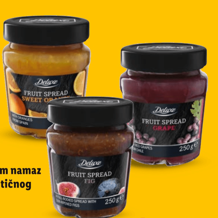 Deluxe Fruit Spread Grape 250 g - Akcija u trgovini Lidl