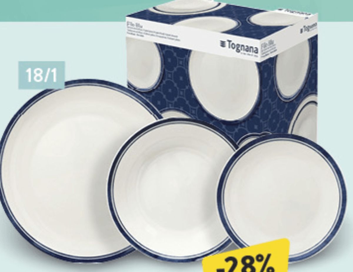 Tognana Set tanjura Madison 18/1 - Akcija u trgovini Konzum