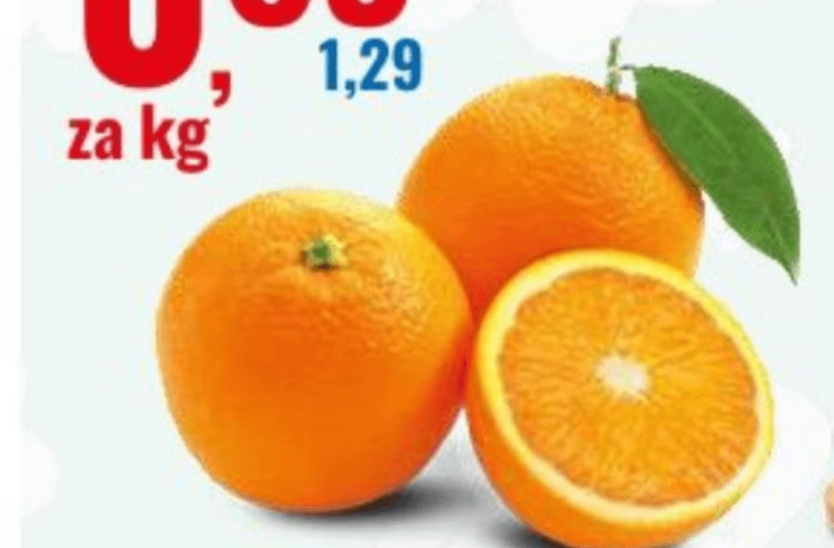 Naranča - Akcija u trgovini Eurospin